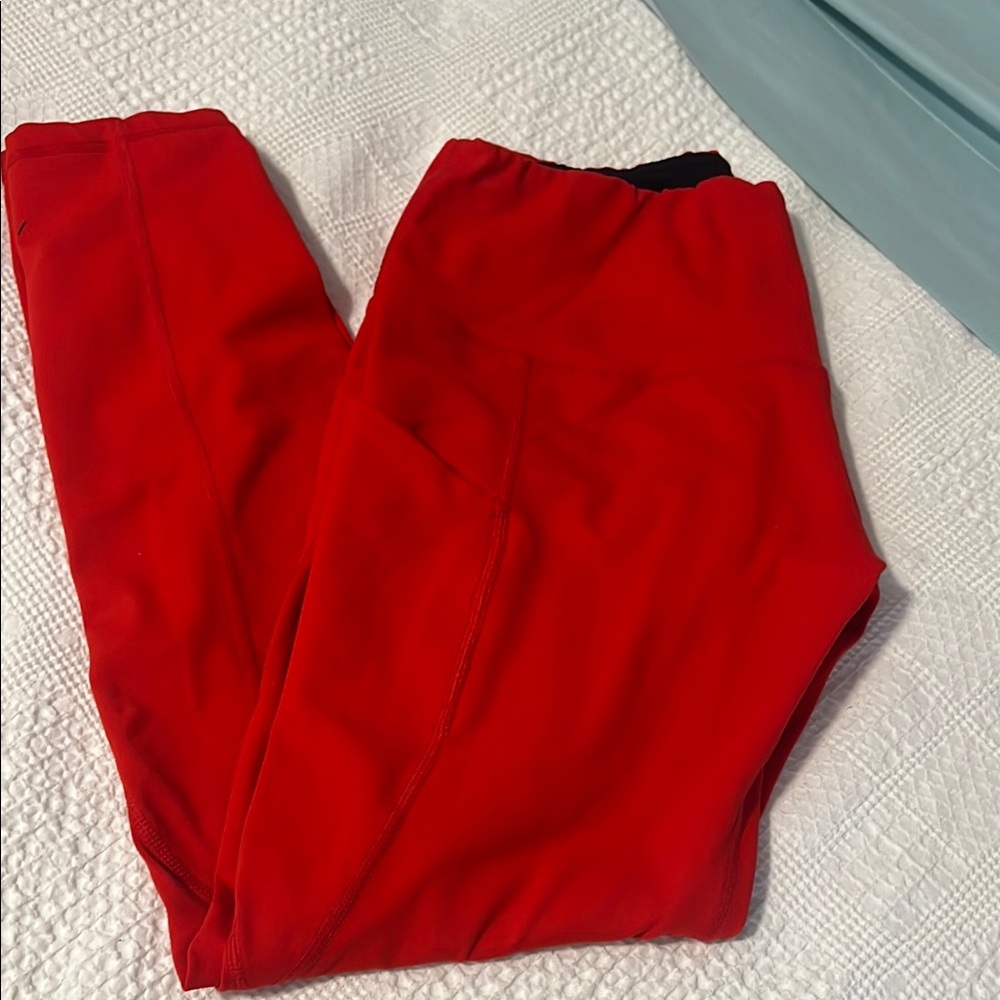 Vibrant Red Leggings